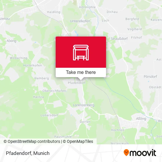 Карта Pfadendorf