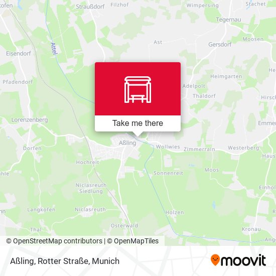 Aßling, Rotter Straße map