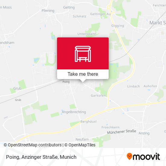 Poing, Anzinger Straße map