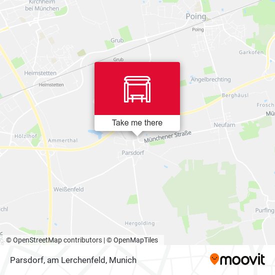 Карта Parsdorf, am Lerchenfeld