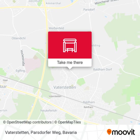 Vaterstetten, Parsdorfer Weg map