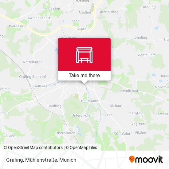 Grafing, Mühlenstraße map