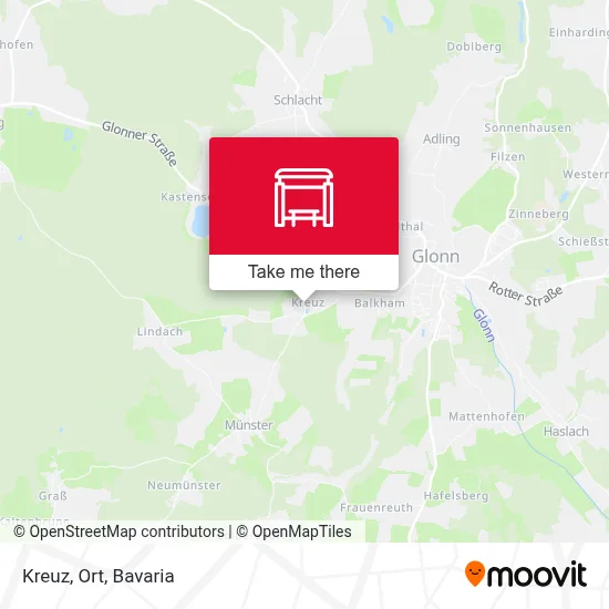 Kreuz, Ort map
