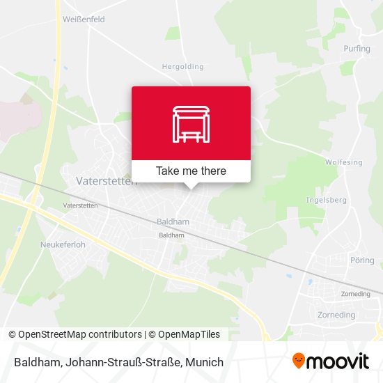 Baldham, Johann-Strauß-Straße map
