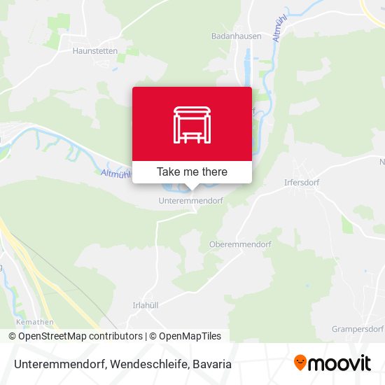 Unteremmendorf, Wendeschleife map
