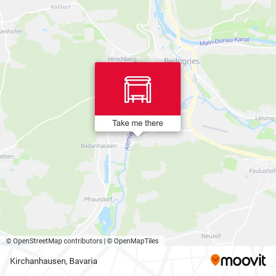 Карта Kirchanhausen