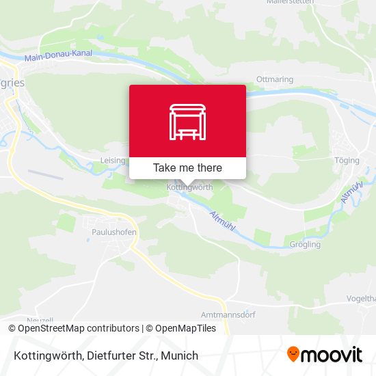 Kottingwörth, Dietfurter Str. map