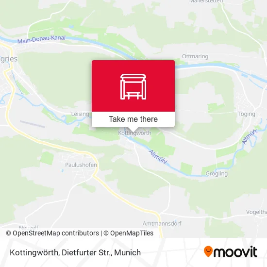 Карта Kottingwörth, Dietfurter Str.