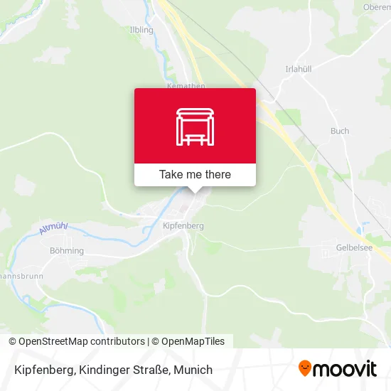 Карта Kipfenberg, Kindinger Straße