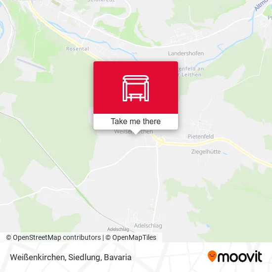 Карта Weißenkirchen, Siedlung