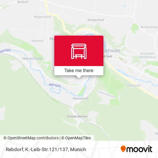 Карта Rebdorf, K.-Leib-Str.121/137