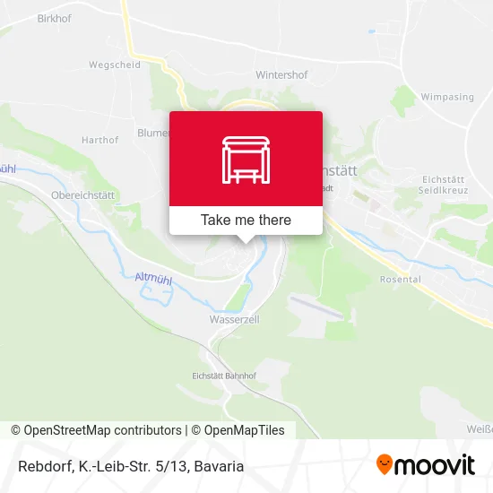 Карта Rebdorf, K.-Leib-Str. 5/13