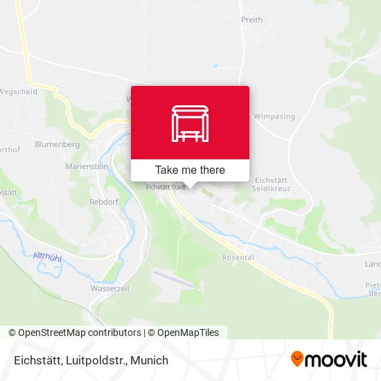 Карта Eichstätt, Luitpoldstr.