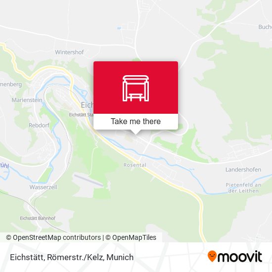 Eichstätt, Römerstr./Kelz map