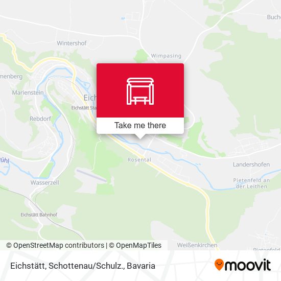 Eichstätt, Schottenau/Schulz. map