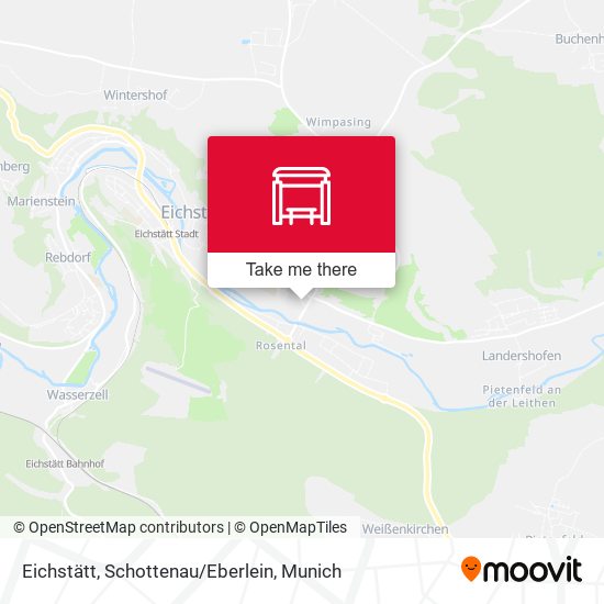Eichstätt, Schottenau/Eberlein map