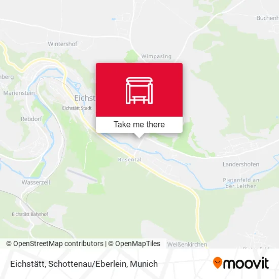 Карта Eichstätt, Schottenau/Eberlein