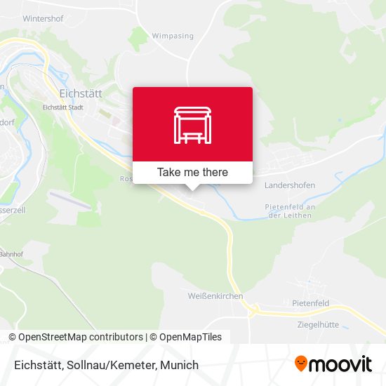 Eichstätt, Sollnau/Kemeter map