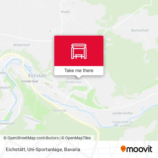 Карта Eichstätt, Uni-Sportanlage