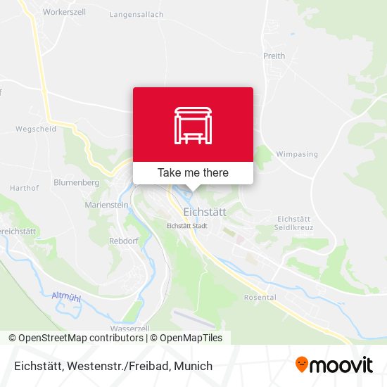 Eichstätt, Westenstr./Freibad map