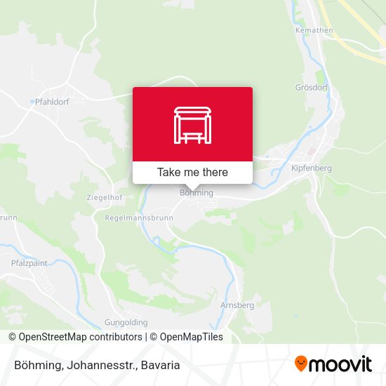 Böhming, Johannesstr. map