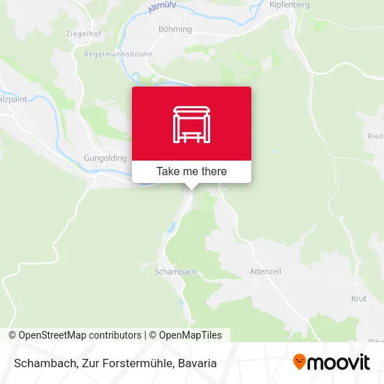 Карта Schambach, Zur Forstermühle