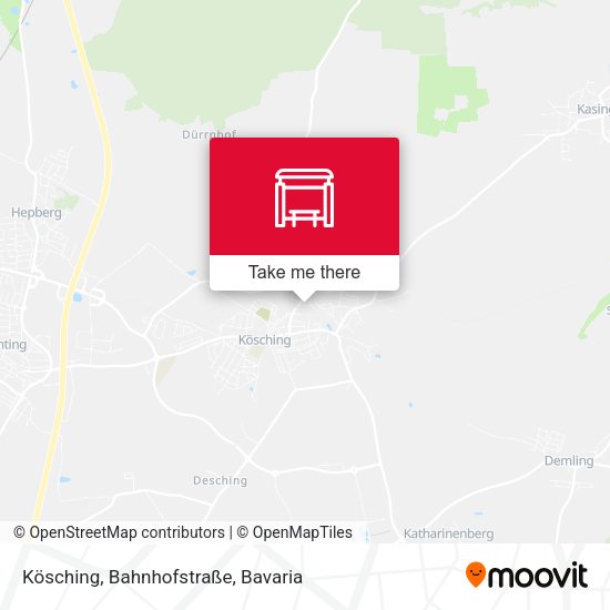 Kösching, Bahnhofstraße map