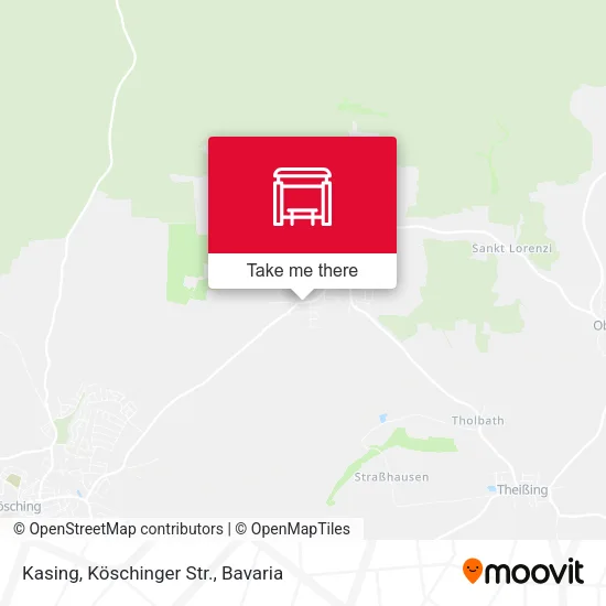 Карта Kasing, Köschinger Str.