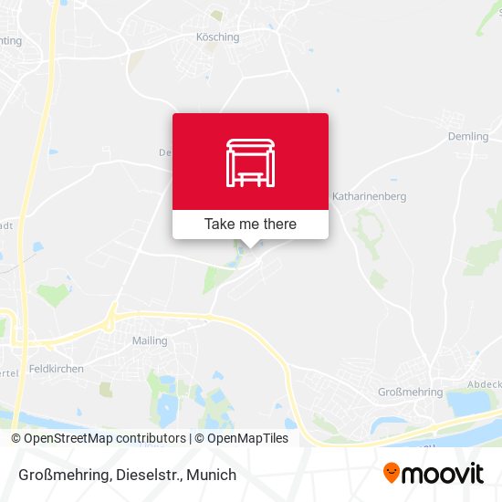 Großmehring, Dieselstr. map