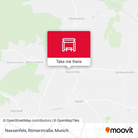 Nassenfels, Römerstraße map