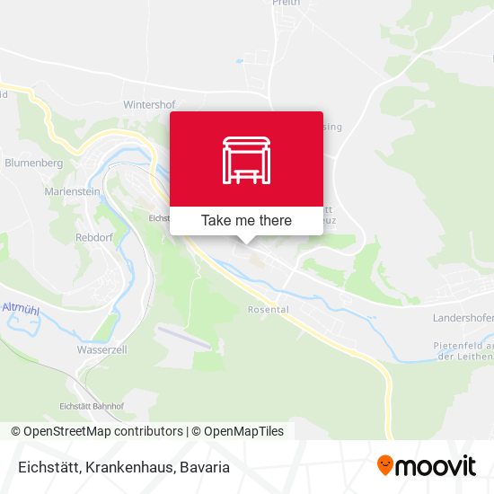 Eichstätt, Krankenhaus map