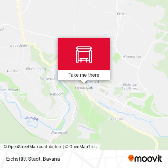Eichstätt Stadt map