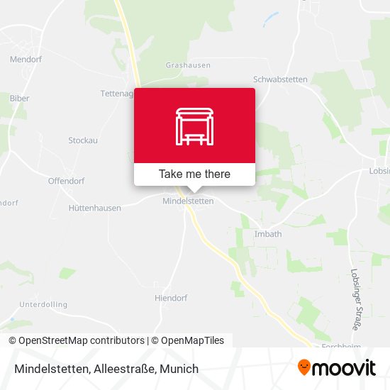 Mindelstetten, Alleestraße map