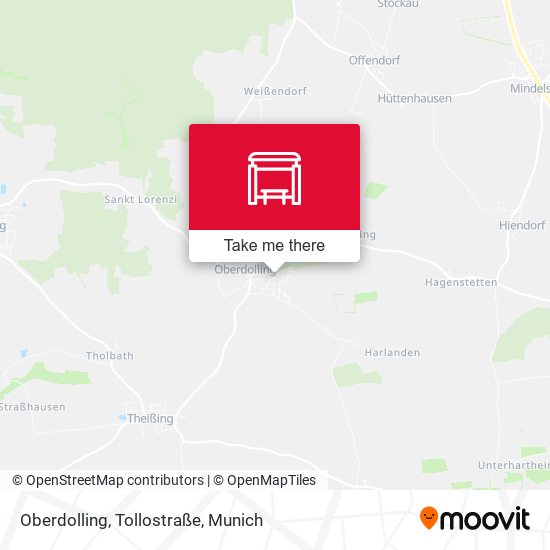 Oberdolling, Tollostraße map