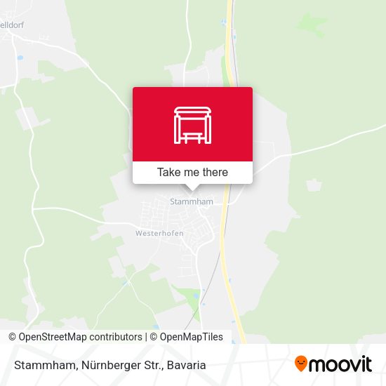 Stammham, Nürnberger Str. map