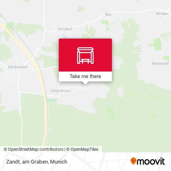 Карта Zandt, am Graben
