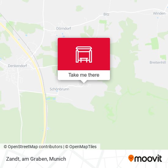 Карта Zandt, am Graben