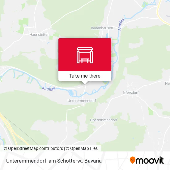 Карта Unteremmendorf, am Schotterw.