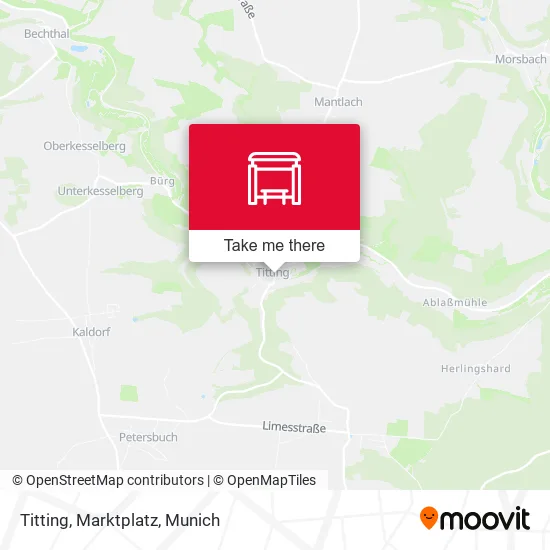 Карта Titting, Marktplatz