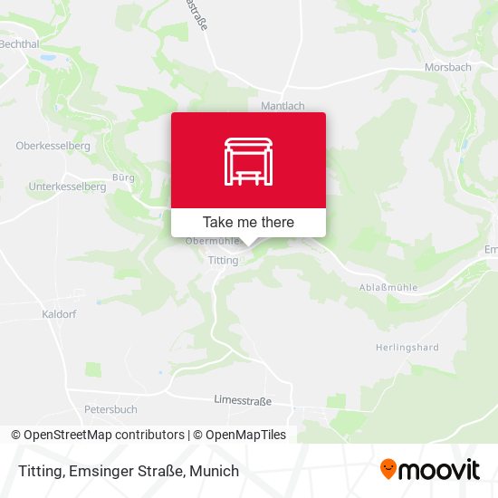 Titting, Emsinger Straße map