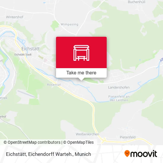 Карта Eichstätt, Eichendorff Warteh.