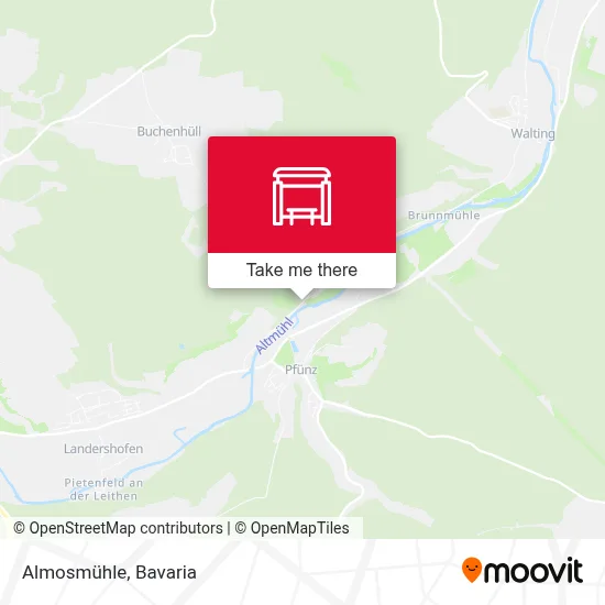 Almosmühle map