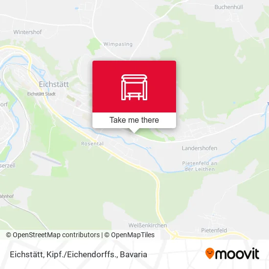 Карта Eichstätt, Kipf./Eichendorffs.