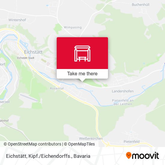 Eichstätt, Kipf./Eichendorffs. map