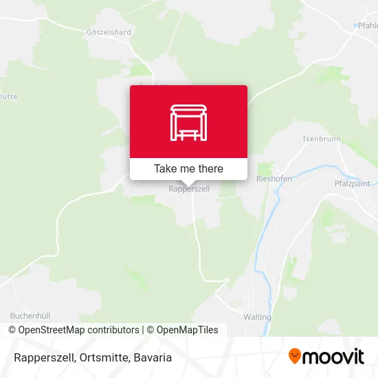 Карта Rapperszell, Ortsmitte