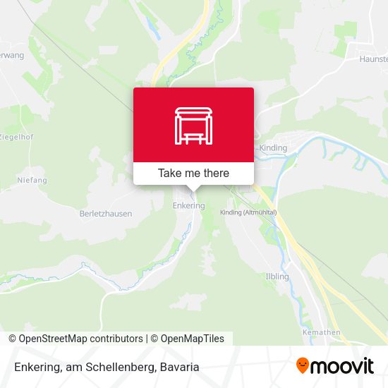 Карта Enkering, am Schellenberg