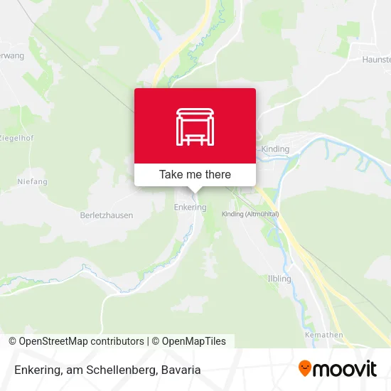 Карта Enkering, am Schellenberg