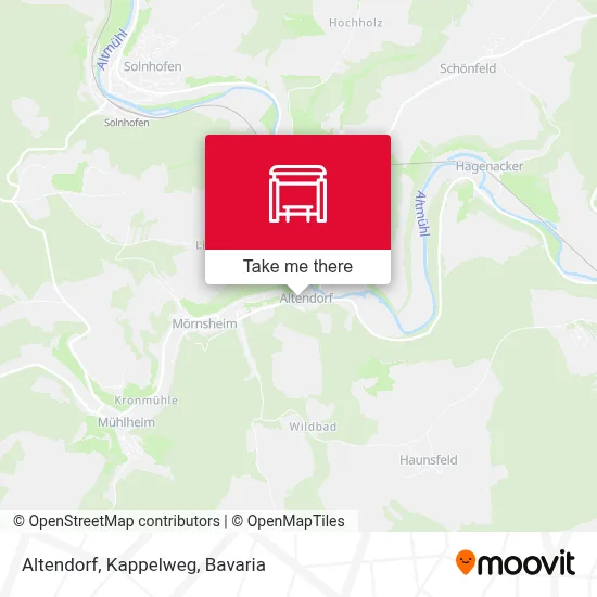 Altendorf, Kappelweg map