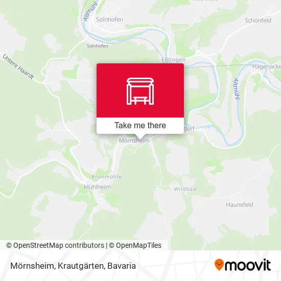 Карта Mörnsheim, Krautgärten