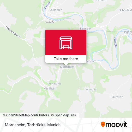 Mörnsheim, Torbrücke map